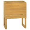 VidaXL Dulap de baie, 60x40x75 cm, lemn masiv de tec 338247