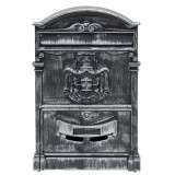 Cutie postala metalica exterior 41x26x9cm argintiu Zilan ZTS5581_AG