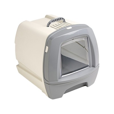 LITIERA PENTRU PISICI MPS RETRO 80 039;S GREY 50x40x42(h)cm foto
