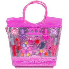 Trusa de machiaj pentru fetite, model geanta, multicolor foto