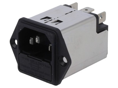 Conector Alimentare AC soclu C14 (E) foto