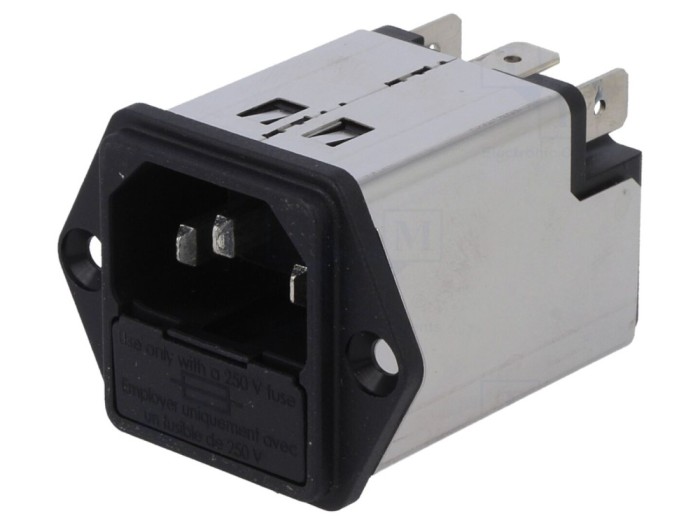 Conector Alimentare AC soclu C14 (E)