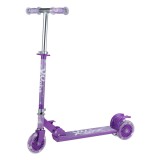 Trotineta cu 3 roti, Pliabila, Mov cu LED, CMCLASS