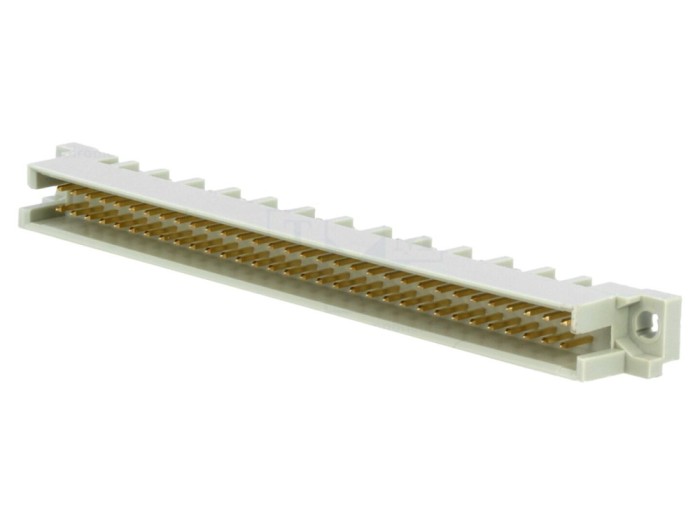 Conector DIN 41612 tip B, 64 pini, THT