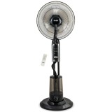 Cumpara ieftin Ventilator cu telecomanda si pulverizare apa Zass ZMF 02 Black cu pulverizare super fina 320 ml/h, Putere 75W, 3,2L capacitate rezervor, 3 trepte ProD
