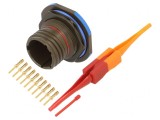 Conector militar dimensiune 13 MIL-DTL-38999 Series III oliv