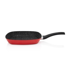 Tigaie grill Granit Induction Metalac, email, 26cm, 2.2l