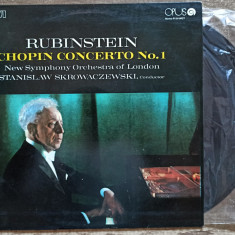 Rubinstein, Chopin Concerto no. 1// disc vinil