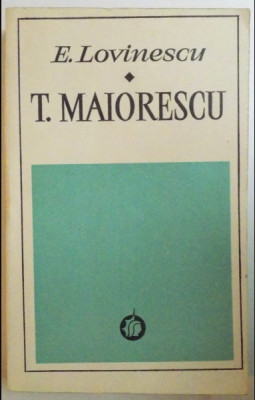 TITU MAIORESCU / E. LOVINESCU, 1972 foto