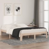 vidaXL Cadru de pat, 140x190 cm, lemn masiv de pin 810345