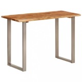 vidaXL Masă de bucătărie, 110x50x76 cm, lemn masiv de acacia