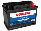 Acumulator Auto Rombat Cyclon 77Ah 12V, 640A (EN), Dimensiuni 278x175x190 mm