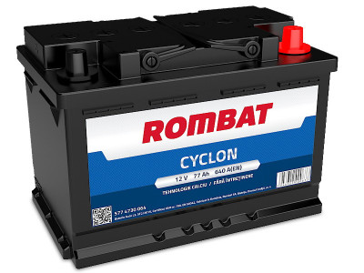 Acumulator Rombat 12V 77AH Cyclon 14444 5774730064ROM foto