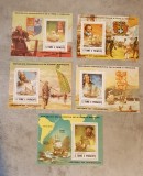 SAO TOME E PRINCIPE 1982 NAVIGATORI 5 COLITE DANTELATE NESTAMPILATE MNH, Nestampilat