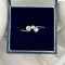 INEL AUR ALB 18K + 3 Diamante = 0.33CT - GEORG JENSEN - Colectia : &quot;CASCADE&quot; !