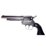 Revolver Metalic Jucărie, 18cm, 12 Gloanțe