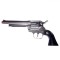 Revolver Metalic Jucărie, 18cm, 12 Gloanțe