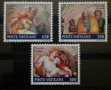 BC103, Vatican 1991, serie picturi Capela Sixtina, Nestampilat
