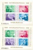 Colitele Colaborarea Cultural - Economica Intereurop. (2 blocuri), 1980 - NEOBL., Muzica, Nestampilat