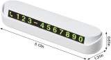 Cumpara ieftin Card parcare temporara cu numar telefon Kakusiga KSC-265 alb