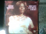 Vinil (vinyl) - Dionne Warwick - Only Love Can Break A Heart (Musicor Records, U.S.A., 1977)