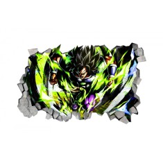 Sticker decorativ, gaura in perete 3D, Dragon Ball, 85 cm, 1024STK-1