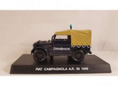 Macheta Fiat Campagnola AR 59 Carabinieri , 1:43 foto