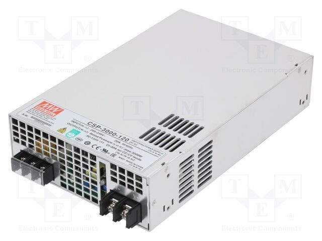 MEAN WELL Alimentator pulsatoriu modular programabil pentru &icirc;ncastrare 3kW 120V DC