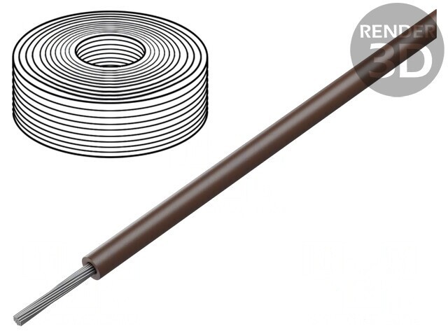 Cablu SiF 1x4mm&sup2; Cu Silicon Maro 300V/500V