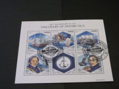 Coliță Filatelică Sierra Leone 2020 - A 200-a aniversare a descoperirii Antarcticii,6 Timbre Obliterate