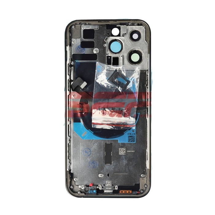 Carcasa completa + uper flex iPhone 14 Pro Max BLACK
