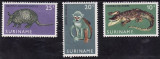 C1618 - Surinam 1969 - Fauna 3v.neuzat,perfecta stare, Nestampilat