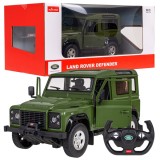 MASINA CU TELECOMANDA LAND ROVER DEFENDER VERDE CU SCARA 1 LA 14