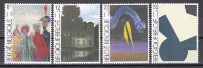 Belgia 1984 - Artă modernă - Picturi, MNH foto