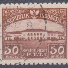 Indonesia 1953, Stampilat