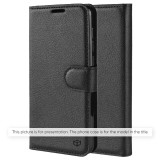 Husa carte Samsung Galaxy A16 Techsuit Leather folio negru
