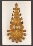 CPIB 24272 CARTE POSTALA - MUZEUL NATIONAL DE ISTORIE A ROMANIEI - FIBULA DIN TEZAURUL DE LA COSOVENII DE JOS, JUD. DOLJ, NECIRCULATA