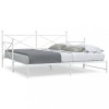 Gossi pat de zi cu saia fara saltea alb 107x203 cm otel