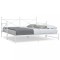Gossi pat de zi cu saia fara saltea alb 107x203 cm otel
