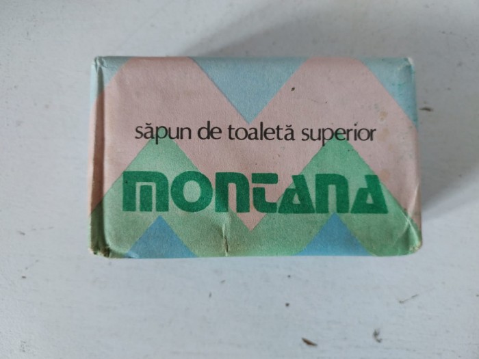 * Montana, Sapun de toaleta superior (Nivea), 1987, vechi, vintage, colectie