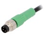 Cablu Conectare M8 Tata Drept 3 Pini 5m Phoenix Contact PVC Negru