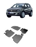 Cumpara ieftin Set covorase cauciuc tip tavita dedicate VOLKSWAGEN TIGUAN I (2007-2017)