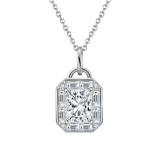 Cumpara ieftin Lantisor argint 925, JW1769, model elegant cu zirconiu, placat cu rodiu