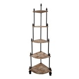 Raft fier lemn 45x45x184 cm