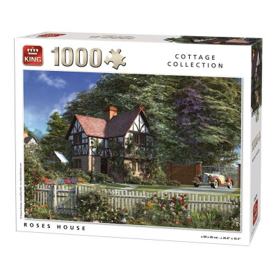 Puzzle 1000 piese Roses House foto