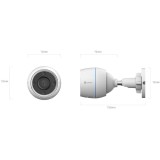 Camera de supraveghere Ezviz H3 2K Wi-Fi Smart Home, 2304 &times; 1296, Motion Detection, Color Night Vision IR30m, IP67