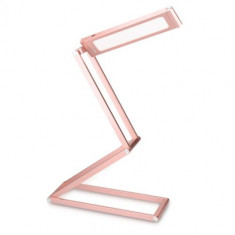 Lampa de birou pliabila cu LED si control tactil, Kwmobile, Rose Gold, Aluminiu, 45535.81