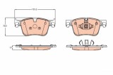 TRW GDB2193 set placute frana,frana disc