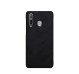 Husa Nillkin Qin Leather Neagra pentru Samsung Galaxy A8s - Protectie Premium, Design Elegant