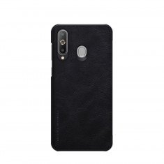 Husa Telefon Nillkin, Samsung Galaxy A8s, Qin Leather Case, Black